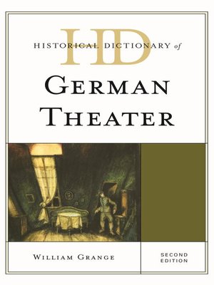 cover image of Historical Dictionary of German Theater